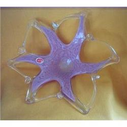 Murano Art Glass Open Edged Bowl  #1678466