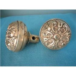 Brass Door Knobs Only c 1920s/1930s #1678467