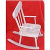 Image 1 : EARLY 1900S TOY DOLL SIZE ROCKING CHAIR #1678522