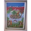 Image 1 : Large Framed Haitian Painting  #1678771