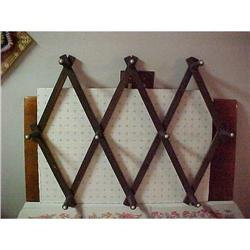 Wall Rack, folding coats and Hats, white #1678947