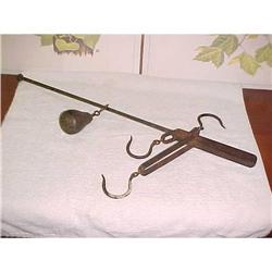 Scales, Stillards, for weighing bag #1678978