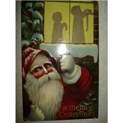 ANTIQUE SANTA CLAUS ST NICK POSTCARD EMBOSSED #1679138