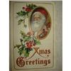 Image 1 : ANTIQUE SANTA CLAUS ST NICK POSTCARD EMBOSSED #1679143