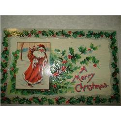 ANTIQUE SANTA CLAUS ST NICK POSTCARD EMBOSSED #1679144