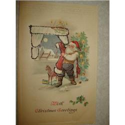 ANTIQUE SANTA CLAUS ST NICK POSTCARD EMBOSSED #1679146