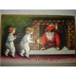 ANTIQUE SANTA CLAUS ST NICK POSTCARD EMBOSSED #1679154
