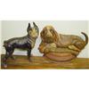 Image 1 : Cast Iron Bull Dog Sculpture Basset Hound #1679193