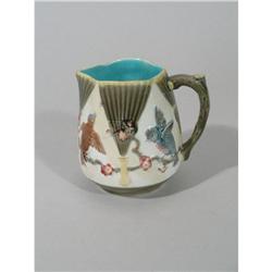 Wedgwood Majolica Bird& Fan Hot Milk Pitcher #1694927