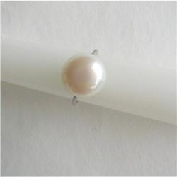 ESTATE CULTURED PEARL RING/14K~13MMx8.55MM #1695019