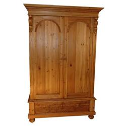 Victorian  English Pine Armoire Country style #1695108