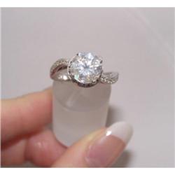 2.9ct Round Diamond Solitaire Engagement Ring #1695299