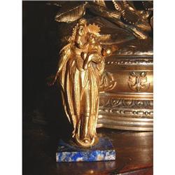 Gilt Bronze Sculpture of the Virgin and Child #1695340