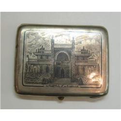 Russian cigarette case with niello (1950-1960) #1695387