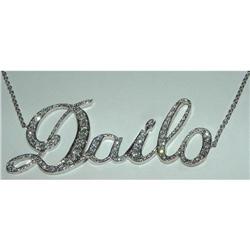 UPSCALE diamond NAME PENDANT initials gold #1695402