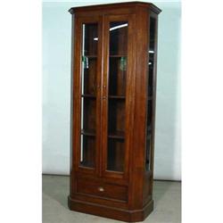 MISSION BOOKCASE CORNER CURIO CHINA CABINET #1695426