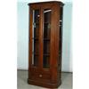 Image 1 : MISSION BOOKCASE CORNER CURIO CHINA CABINET #1695426