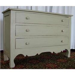 ANTIQUE PAINT SHABBY DRESSER CHEST OF DRAWERS #1695430