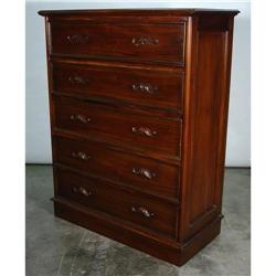 ANTIQUE VICTORIAN CHEST OF DRAWERS DRESSER #1695455