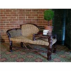 ANTIQUE RUSTIC RENAISSANCE ROOT SETTEE BENCH  #1695459