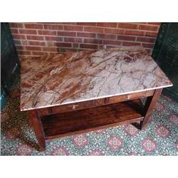 MARBLE TOP 4 D KITCHEN FURNITURE ISLAND CABINET#1695491