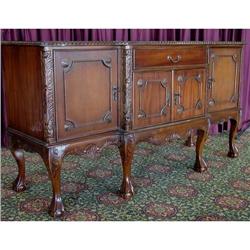 CHIPPENDALE BALL CLAW SIDEBOARD SERVER CREDENZA#1695500