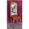 Image 1 : VICTORIAN QUEEN ANN HALL TREE STAND W MIRROR #1695507