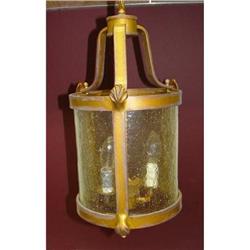 Cast Iron Hall Lamp Chandelier Fixture Crackle #1695558