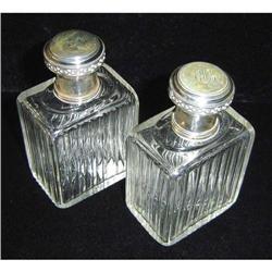 Matching Pair of French Perfume Bottles #1695614