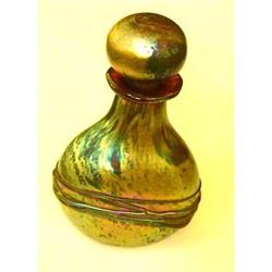 Hand-Blown Perfume Bottle With Stopper #1695658
