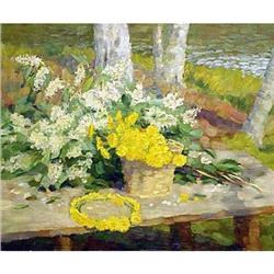 "Spring Flowers" - Russian traditions school #1707714