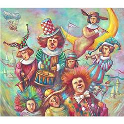 Avant-Gardism oil "Carnival-Cheerful Musicians"#1707724