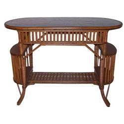 Reed and Glass Console, art deco #1707835
