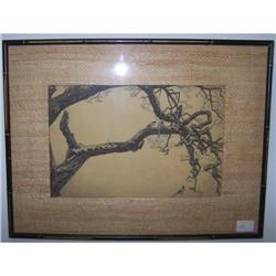 T.Yoshida Plum Tree and Blue Magpie print #1707840