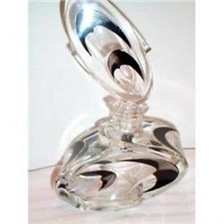 Stunning Art Deco Black Decorated Perfume #1708034