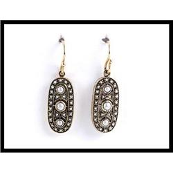 Fine Antique Style Dangle Earrings #1708045