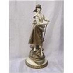 Antique French Country Lamp ( Moreau) #1708051