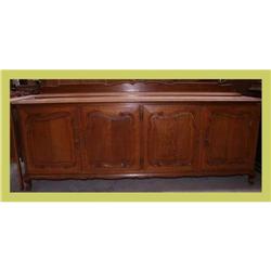 French Provincial Sideboard Carved Oak Buffet #1708091