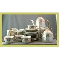 Antique Art Nouveau Coffee Service for 12 #1708102