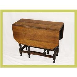 Antique Jacobean Hall Table Carved Barley Twist#1708110