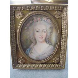 PORTRAIT,MINIATURE,MARIE ANTOINETTE,ORIGINAL #1708406
