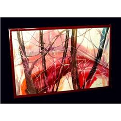 Dom Mingolla Forest Woods Watercolor landscape #1708444