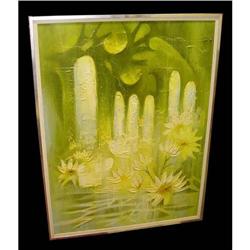 Chiehicov Russian Flower Cactus Painting #1708448