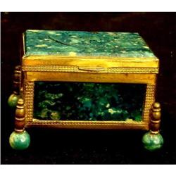 Antique Scottish Stone Hinged Mini-Box #1708520