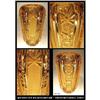 Image 1 : CZECH ART DECO AMBER CUT GLASS VASE CG116 #1721859