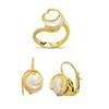 Image 1 : 14K Gold Ring and Earrings Set #1721978