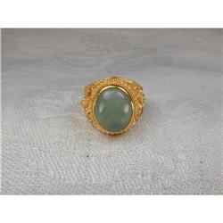 Estate 22K 24K Gold Mens Unisex Handmade Ring #1722148