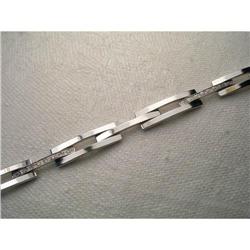 Rare Estate 14K WG White Gold Diamond Bracelet #1722273