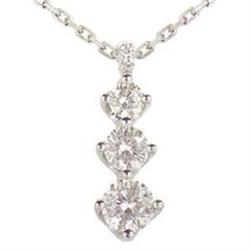 1.01  carats Diamond Trilogy Pendant JOURNEY #1722471