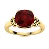 Image 1 : Natural 1.42 CTW Garnet Solitaire Ring 14K Yellow Gold